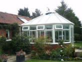UPVC Conservatory with Glass Roof