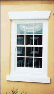 hardwood sash window