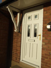 White UPVC Front Door